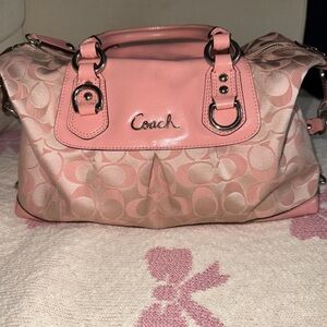 Coach Pink Signature Women's Bag